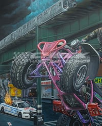 Image 4 of FREE US SHIPPING! 🔥 Troubles of the street 🚨 - Giclée Art Print