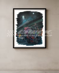 Image 1 of FREE US SHIPPING! 🔥 Troubles of the street 🚨 - Giclée Art Print