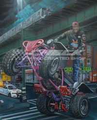 Image 3 of FREE US SHIPPING! 🔥 Troubles of the street 🚨 - Giclée Art Print