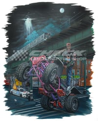 Image 2 of FREE US SHIPPING! 🔥 Troubles of the street 🚨 - Giclée Art Print