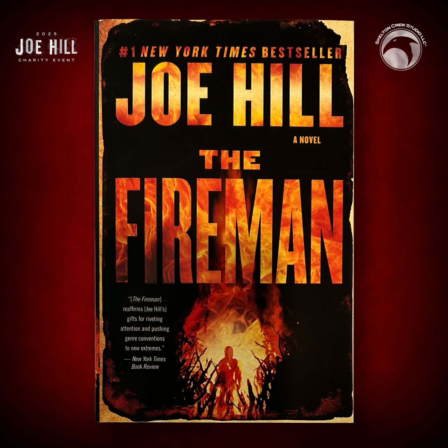 Image of JOE HILL 2025 CHARITY EVENT 2: SIGNED/DOODLED/FIRST EDITION The Fireman TPB!
