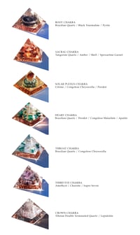 Image 1 of CHAKRA SET - (Tibetan Double Terminated Quartz) - 4