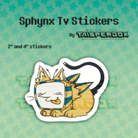Image 1 of Sphynx TV sticker