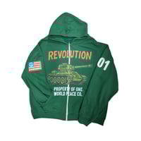 Image 1 of OWP Revolution tank Zip up hoodie