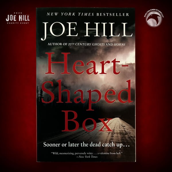 Image of JOE HILL 2025 CHARITY EVENT 7: SIGNED/DOODLED Heart-Shaped Box TPB!