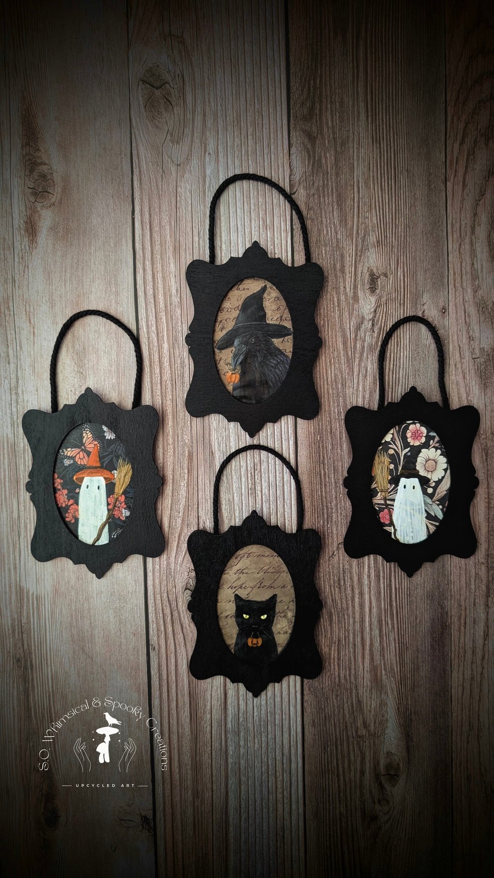 Image of (FREE U.S. SHIPPING) Witchy Paintings (Ornament, Wall hanging, or Magnet)
