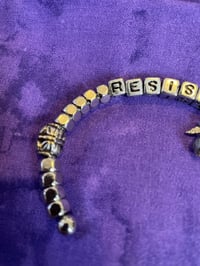 Image 3 of RESIST Bracelet with Angel
