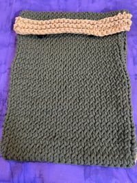 Image 5 of Olive Green and Beige Laptop Case