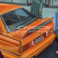 Image 3 of FREE US SHIPPING! 🔥 Car Meet Series - BMW E30 M3 🍊 - Giclée Art Print