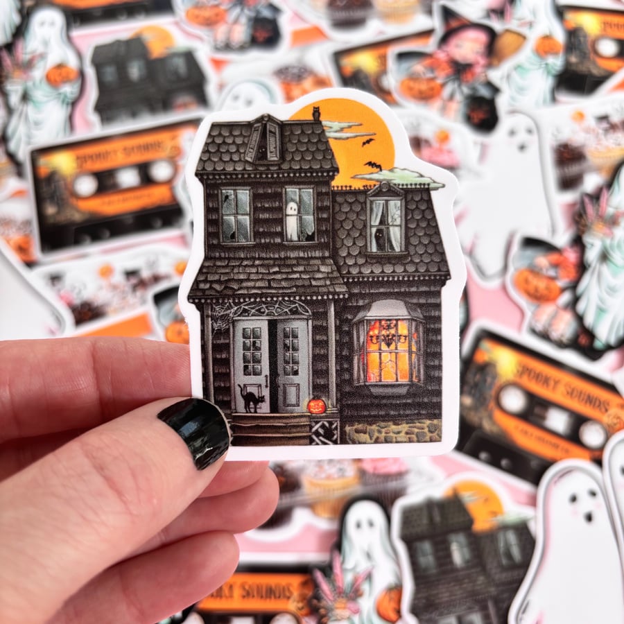 Image of Haunted House sticker 