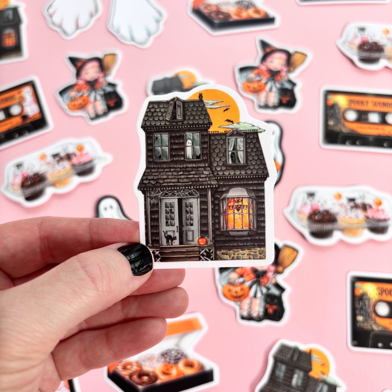 Image of Haunted House sticker 