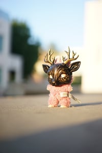 Image 1 of Mystical Deer Labubu custom mask.