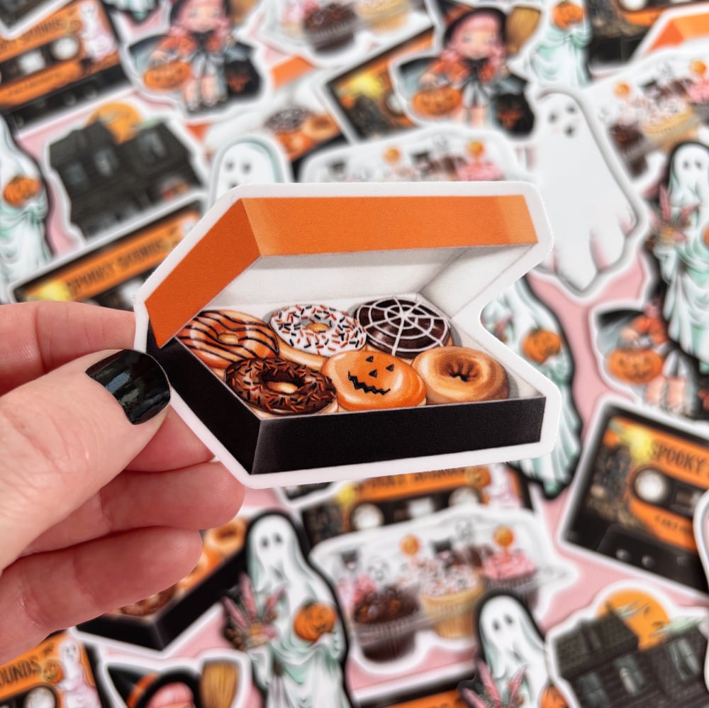 Image of Halloween Donuts sticker 