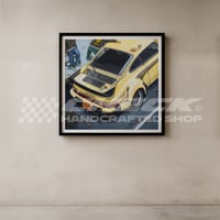 Image 1 of  FREE US SHIPPING! 🔥 Car Meet Series - Porsche 930 TURBO 🧇 - Giclée Art Print