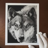 Image 4 of Giclee print “The lone hunter” 2022