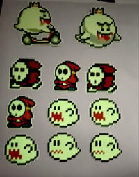 Image 2 of Mario Ghost and Shyguy sticker set - Halloween special