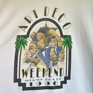 Image of 1996 Miami Beach Art Deco Weekend T-Shirt