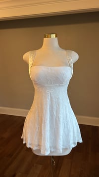 Image 2 of Juliette bow mini dress