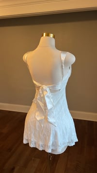 Image 4 of Juliette bow mini dress