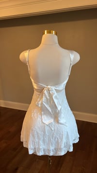 Image 5 of Juliette bow mini dress