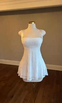 Image 1 of Juliette bow mini dress