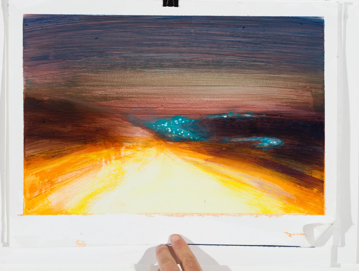 Image of The Road Lines Were on Fire