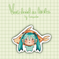 Image 3 of Vocaloids in Hats stickers