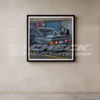 Image 1 of FREE US SHIPPING! 🔥 Car Meet Series - Mercedes Benz 190E EVO II 🏦 - Giclée Art Print