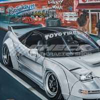 Image 4 of FREE US SHIPPING! 🔥 Car Meet Series - Honda NSX 🌮 - Giclée Art Print