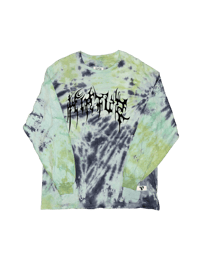 Tie dye angel logo long sleeve 