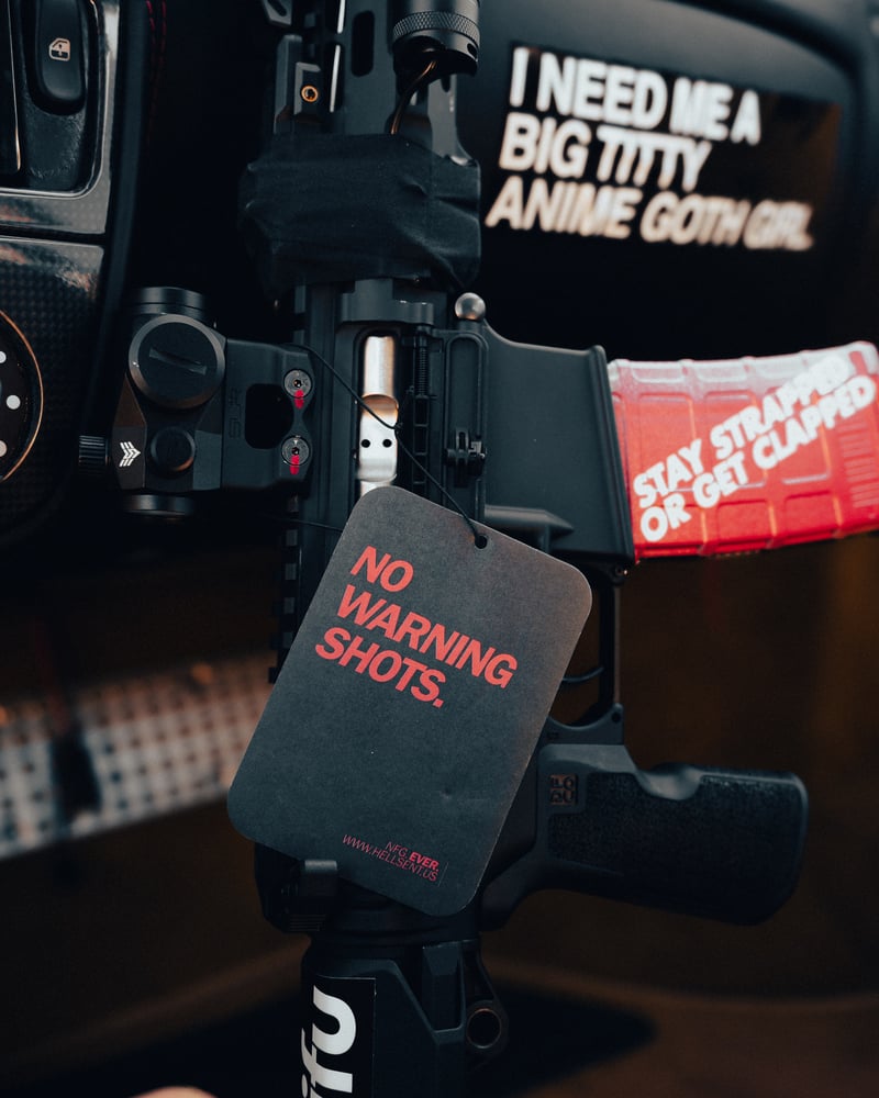 Image of No Warning Shots Air Freshener