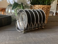 Image 1 of Coaster Set and Caddy, BOHO Chic, Barware