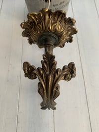 Image 2 of Ornate Antique Brass Chandelier Arm