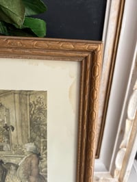 Image 3 of English Print in Gold Frame