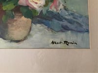 Image 3 of Albert Ronin Framed Floral print, Signed Artwork
