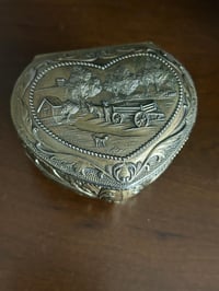 Image 5 of Heart Shape Small Jewelry Box, Japanese Trinket box