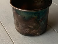 Image 4 of Silver Plated Etched Child's Cup, Little Bo-Peep Decor