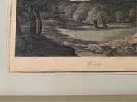 Image 4 of English Wood Tray, Windsor Castle, Rectangular Tray