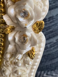 Image 5 of Santini Frame, Ornate Oval Gold Frame, Rhinestones, Shabby Chic