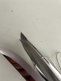 Image 7 of Antler Handles, 'Taylor Eye Witness', Serrated Stainless Steel Steak Knife Set