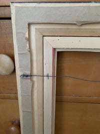 Image 8 of Wood Picture Frame, Black Velvet, Gold Rim, 16x20