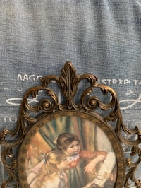 Image 2 of Italian Filigree Picture Frame, Ornate, Hollywood Regency