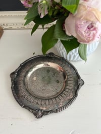 Image 3 of Silver Plated Tray, Etched Barware, Trinket Dish