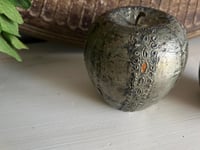 Image 4 of Set of Silver Coloured Apple, Decorative