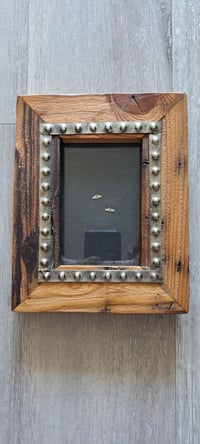 Image 2 of Wood Picture Frame, Farmhouse, Shabby Chic, 4x6