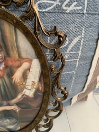 Image 4 of Italian Filigree Picture Frame, Ornate, Hollywood Regency