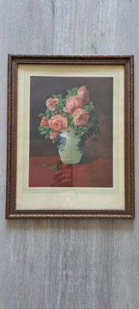 Image 2 of Still Life Print, Library, Wood Frame