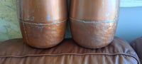 Image 5 of Copper Coloured Metal Vase, Farmhouse Tabletop