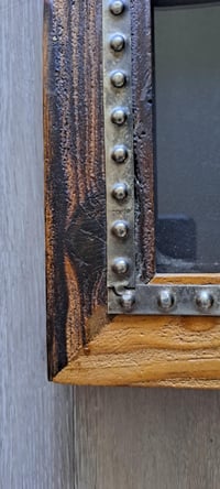 Image 4 of Wood Picture Frame, Farmhouse, Shabby Chic, 4x6