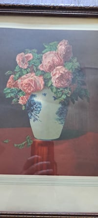 Image 3 of Still Life Print, Library, Wood Frame